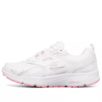 Кроссовки go run consistent 'white pink' Skechers, белый