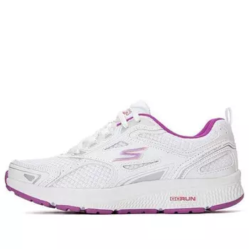 Кроссовки go run consistent 'white purple' Skechers, белый