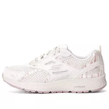 Кроссовки go run consistent 'white' Skechers, розовый