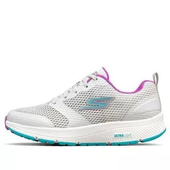 Кроссовки go run consistent 'white' Skechers, серый