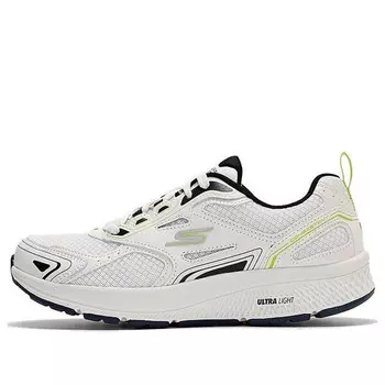Кроссовки go run consistent 'white yellow' Skechers, белый