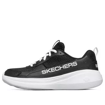 Кроссовки go run fast black/white Skechers, черный