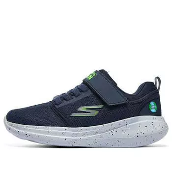 Кроссовки go run fast 'navy green' Skechers, синий