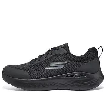 Кроссовки go run lite 'black' Skechers, черный
