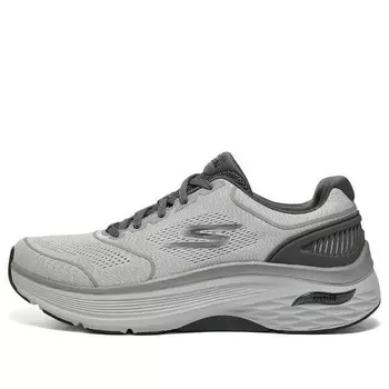 Кроссовки go run max cushioning arch fit 'grey' Skechers, серый