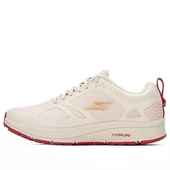 Кроссовки go run 'pink red' Skechers, белый