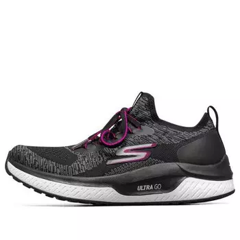 Кроссовки go run steady sports shoes black/white/purple Skechers, черный