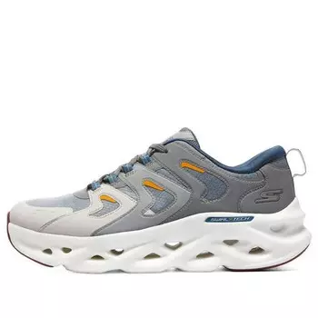 Кроссовки go run swirl tech 'surge - grey' Skechers, серый