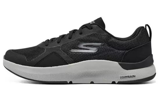 Кроссовки Go Train для бега мужские с низким верхом черного цвета Skechers