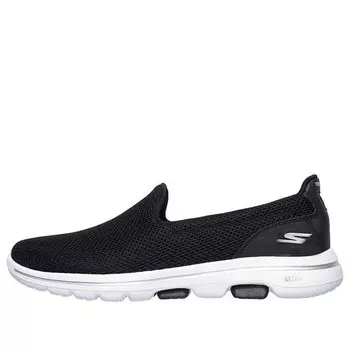 Кроссовки go walk 5 'black white' Skechers, черный