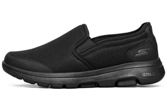 Кроссовки Go Walk 5 для бега мужские с низким верхом черного цвета Skechers