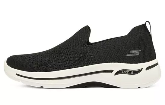 Кроссовки Go Walk 5 Lifestyle женские с низким верхом черного цвета Skechers