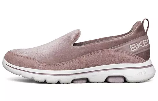 Кроссовки Go Walk 5 Lifestyle женские с низким верхом розового/белого цвета Skechers