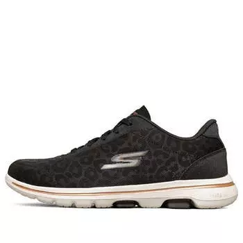 Кроссовки go walk 5 low-top black Skechers, черный