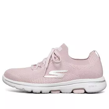 Кроссовки go walk 5 sports shoes pink/white Skechers, розовый