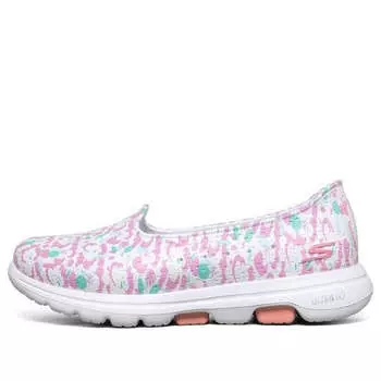 Кроссовки go walk 5 'white pink' Skechers, белый