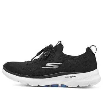 Кроссовки go walk 6 'black light blue' Skechers, черный