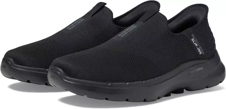 Кроссовки Go Walk 6- Easy On Hands Free Slip-Ins SKECHERS Performance, черный