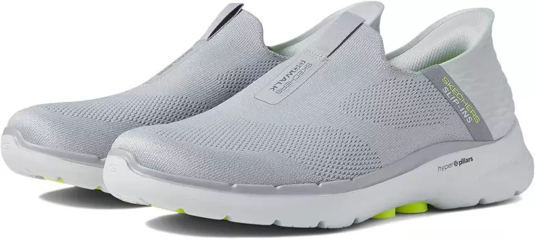 Кроссовки Go Walk 6- Easy On Hands Free Slip-Ins SKECHERS Performance, серый