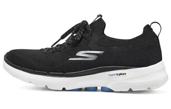 Кроссовки Go Walk 6 Lifestyle женские с низким верхом черного цвета Skechers