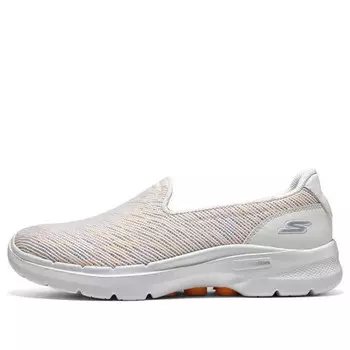 Кроссовки go walk 6 'multicolor' Skechers, белый