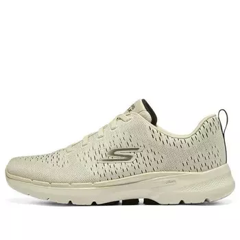 Кроссовки go walk 6 'natural black' Skechers, мультиколор