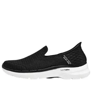 Кроссовки go walk 6 shoes 'black white' Skechers, черный