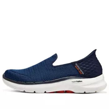 Кроссовки go walk 6 shoes 'blue black' Skechers, синий