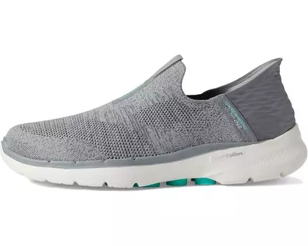 Кроссовки Go Walk 6 Slip-ins - Fabulous View SKECHERS Performance, серый