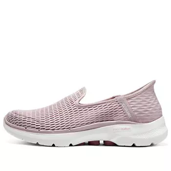 Кроссовки go walk 6 slip ins shoes 'pink white' Skechers, розовый