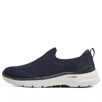Кроссовки go walk 6 warnock mens slip on 'navy' Skechers, синий