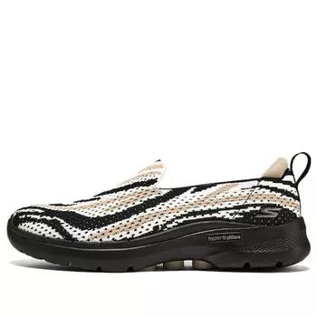 Кроссовки go walk 6 x dvf 'black white' Skechers, черный