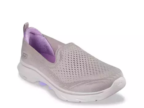 Кроссовки GO Walk 7 Vina Slip-On Skechers, серо-коричневый