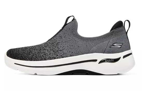 Кроссовки Go Walk Arch Fit Lifestyle женские с низким верхом Skechers, черные/белые