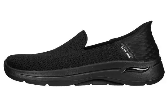 Кроссовки Go Walk Arch Fit Lifestyle женские с низким верхом Skechers, черные/белые