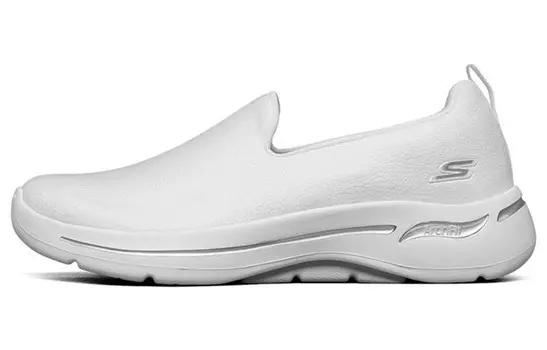 Кроссовки Go Walk Arch Fit Lifestyle женские с низким верхом белого цвета Skechers