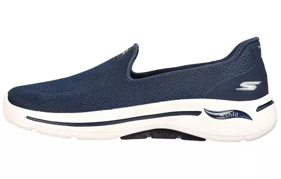 Кроссовки Go Walk Arch Fit Lifestyle женские с низким верхом синего цвета Skechers