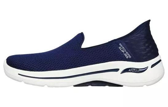 Кроссовки Go Walk Arch Fit Lifestyle женские с низким верхом синего цвета Skechers