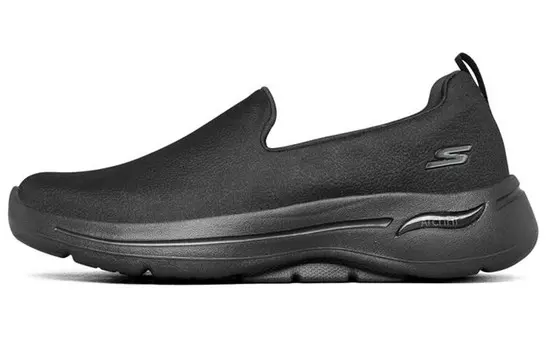 Кроссовки Go Walk Arch Fit Lifestyle женские с низким верхом черного цвета Skechers