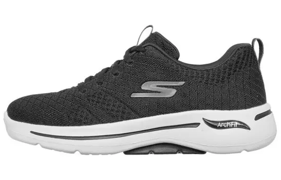 Кроссовки Go Walk Arch Fit Lifestyle женские с низким верхом черного цвета Skechers