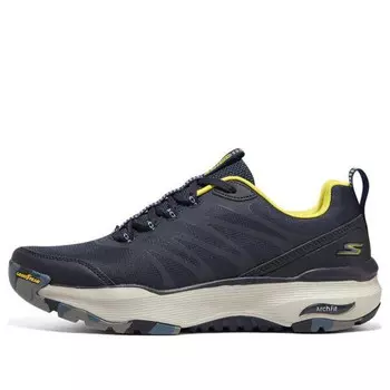 Кроссовки go walk arch fit outdoor 'black yellow' Skechers, синий