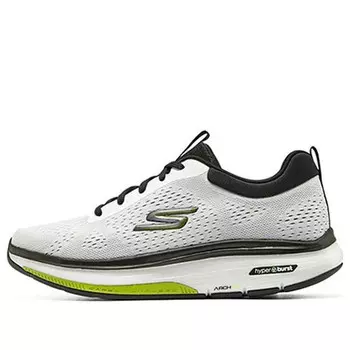 Кроссовки go walk arch fit workout walker 'white black lime' Skechers, белый
