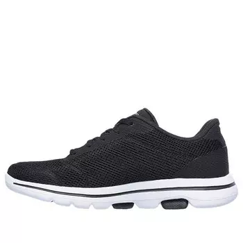 Кроссовки go walk cushioning lightweight casual sports shoe black Skechers, черный