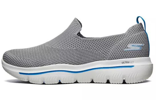 Кроссовки Go Walk Evolution Ultra для бега мужские с низким верхом серые Skechers