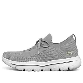 Кроссовки go walk evolution ultra low-top 'light grey' Skechers, серый