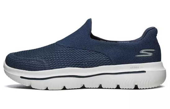 Кроссовки Go Walk Evolution Ultra Slip-on для мужчин с низким верхом, темно-синие Skechers