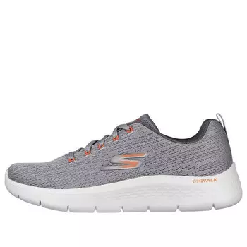 Кроссовки go walk flex 'grey orange' Skechers, серый
