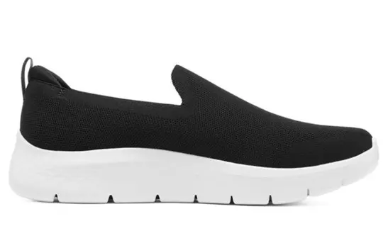 Кроссовки Go Walk Flex Lifestyle для мужчин с низким верхом черного/белого цвета Skechers