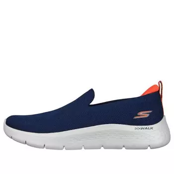 Кроссовки go walk flex 'navy orange' Skechers, синий