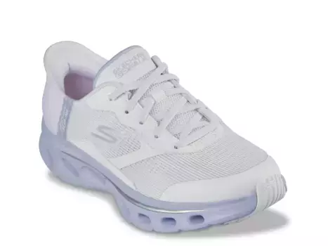 Кроссовки Go Walk Glide Step 2.0 Belah Sneaker Skechers, белый/фиолетовый